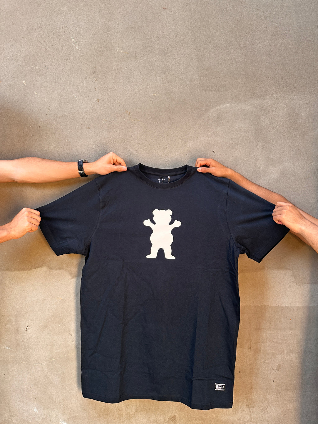 Polera Grizzly Griptape OG Bear Black