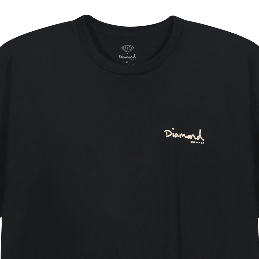 Polera Diamond Supply Mini OG Script Black