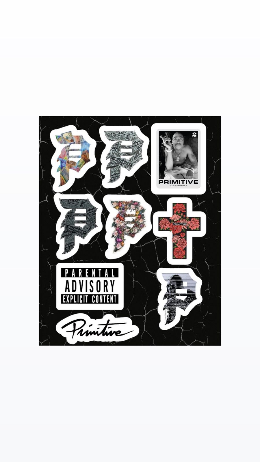 Sticker Primitive Apparel