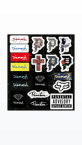 Stickers Set Primitive Diamond Supply