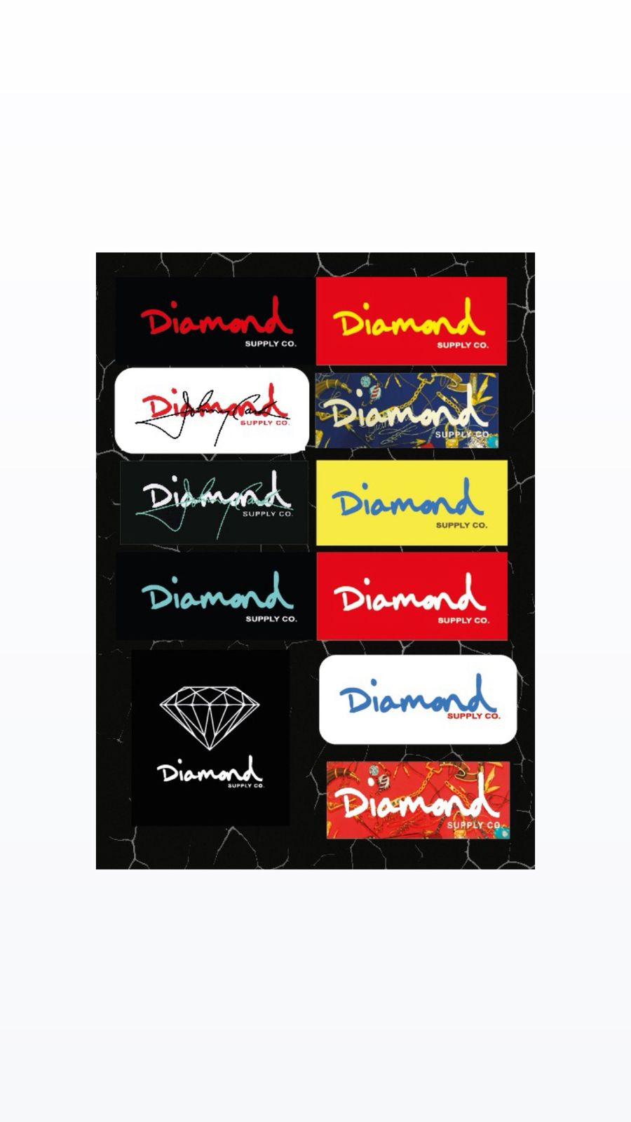 Sticker Set Diamond Supply Co.