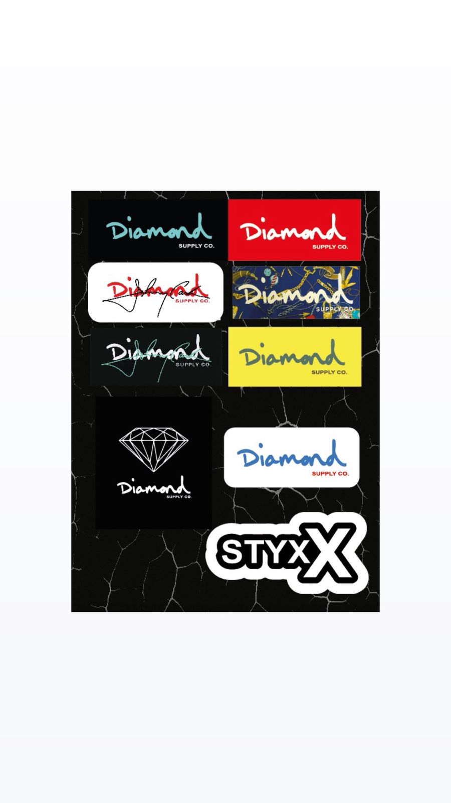 Sticker Set Diamond Supply Co.