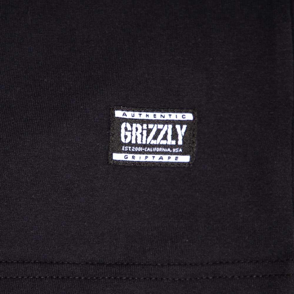 Polera Grizzly Griptape OG Bear Black